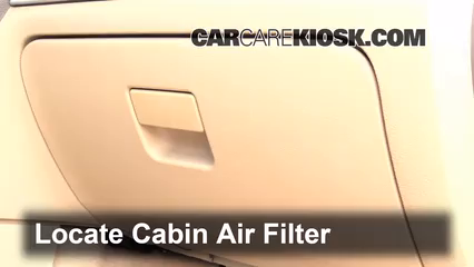 2006 Mercury Milan Premier 3.0L V6 Air Filter (Cabin) Check
